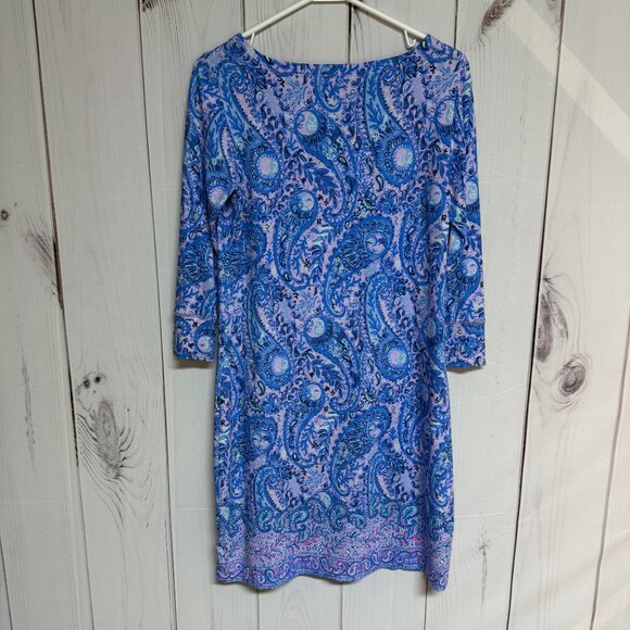 Lilly Pulitzer Sophie Dress Women’s Medium Purple Iris UPF 50+ EUC - Picture 5 of 10
